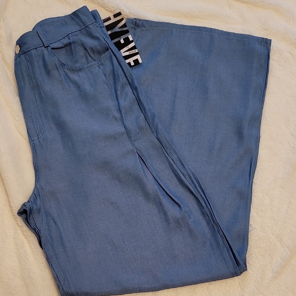 HYFVE Classic Blue Wideleg Highrise